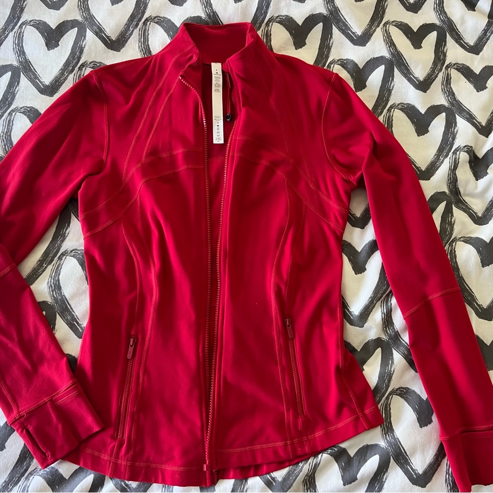 Lululemon Athletica Vibrant Red Utility Jacket